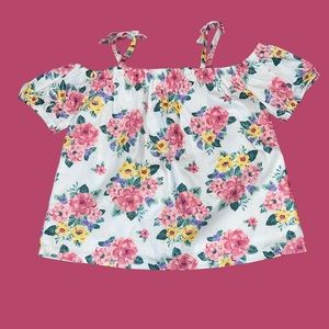 NEW Janie & Jack Cold Shoulder Top Size 5
